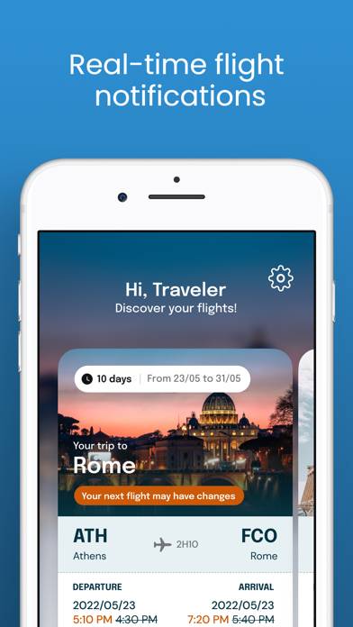 CheckMyTrip – Travel Itinerary Captura de pantalla de la aplicación #2