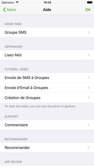 Group SMS App-Screenshot #2