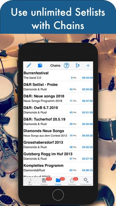 DrumSetlist Manager App screenshot #4