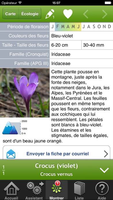 Wild-flowers App screenshot #2