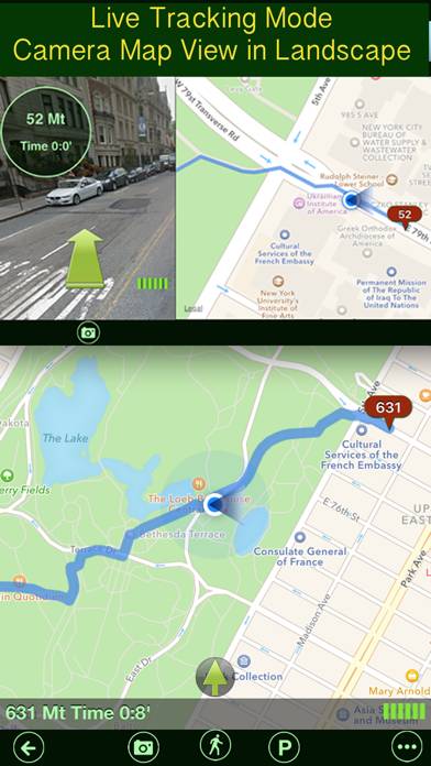 Parking+GPS Locations Bildschirmfoto