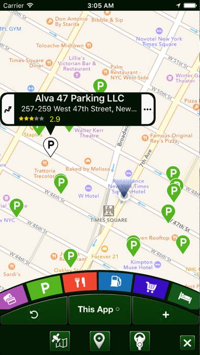 Parking plusGPS Locations Schermata dell'app #3