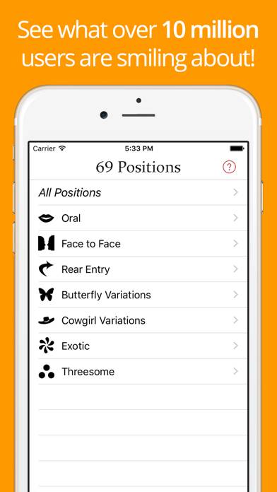 69 Positions Pro for Kamasutra Captura de pantalla de la aplicación #2