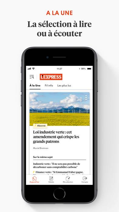 L'Express : Infos & Analyses App screenshot #2