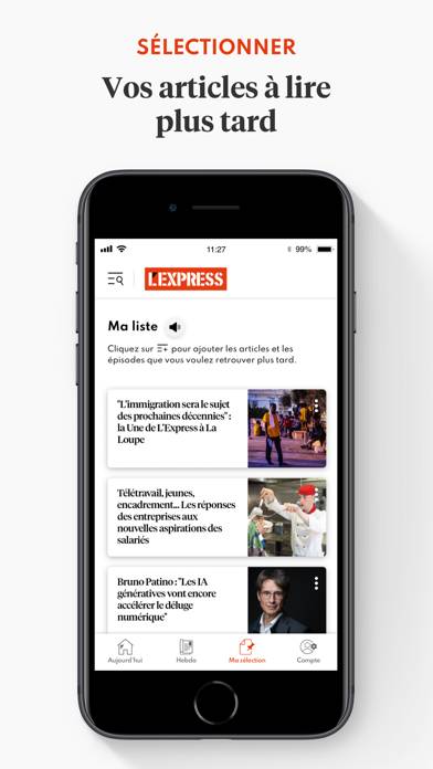 L'Express : Infos & Analyses Capture d'écran de l'application #4