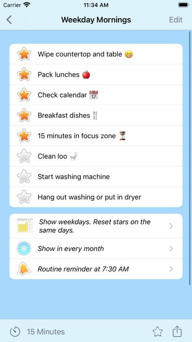 Home Routines App screenshot #2