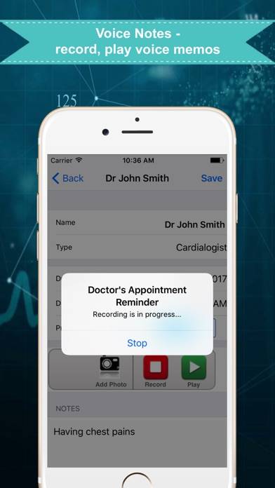 Doctors Appointment Reminder App screenshot #4