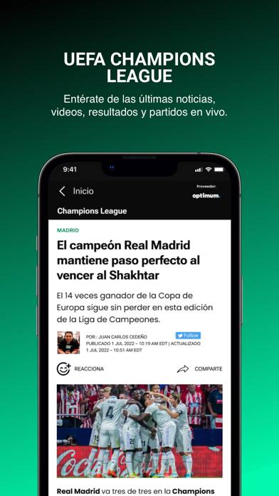 TUDN: TU Deportes Network App screenshot #5