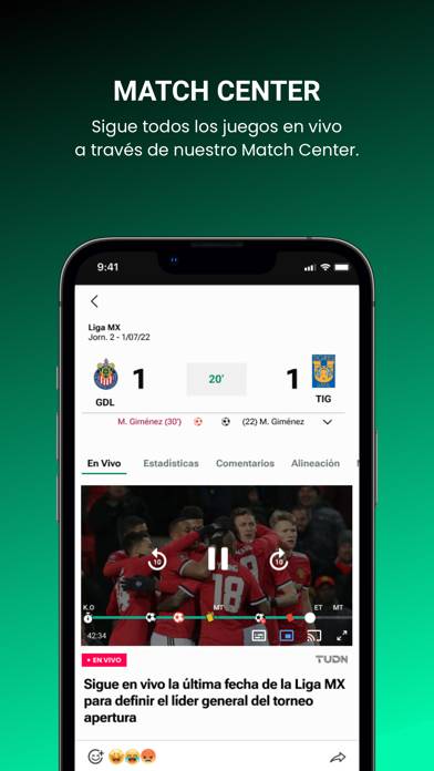 TUDN: TU Deportes Network App screenshot #6