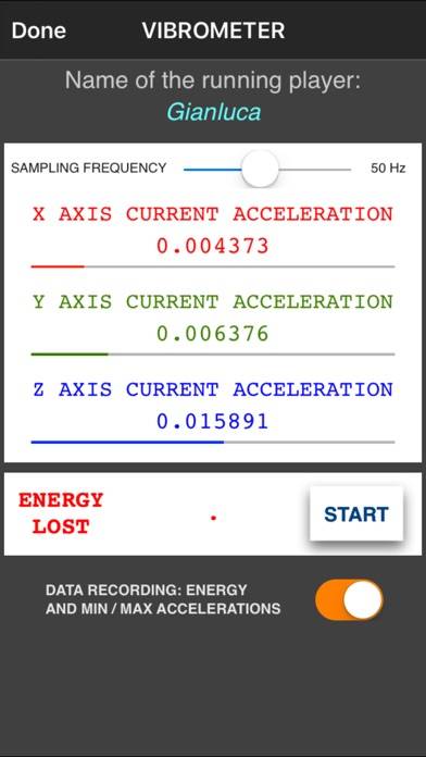 Vibrometer capture d'écran