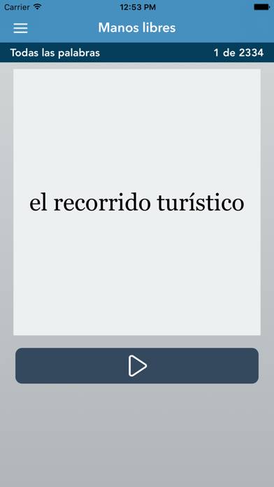 Spanish | Hebrew AccelaStudy App screenshot #3