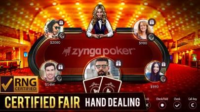 Zynga Poker ™ Uygulama ekran görüntüsü #5