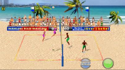 Over The Net Beach Volleyball Capture d'écran de l'application #1