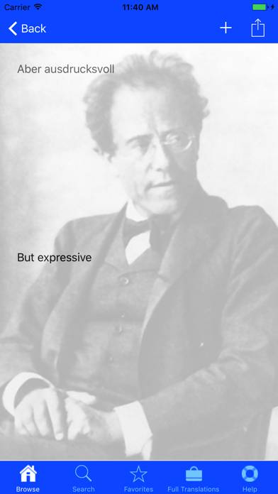 Mahler Translations App screenshot #2