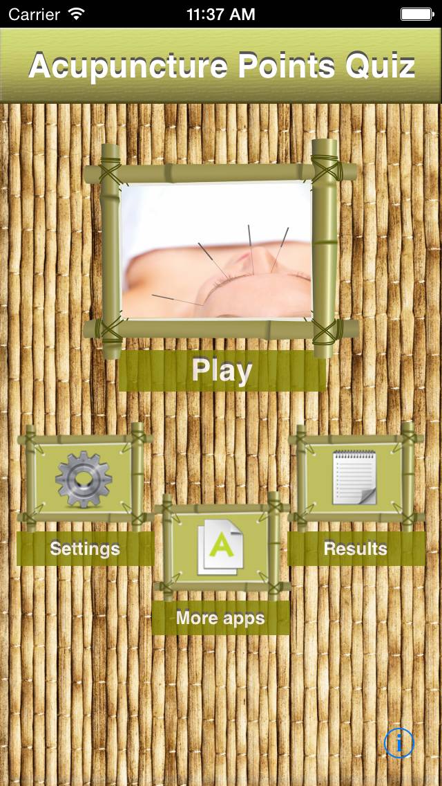 Acupuncture Points Quiz Captura de pantalla de la aplicación #1