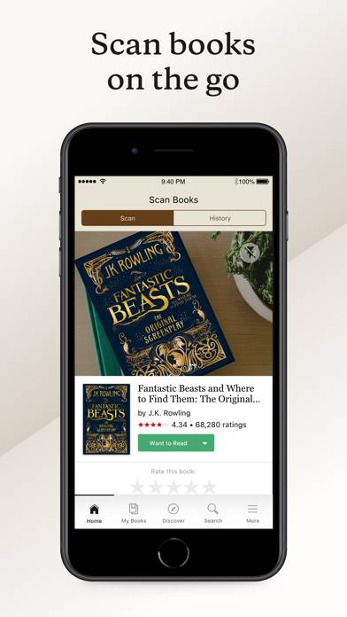 Goodreads: Book Reviews Captura de pantalla de la aplicación #2