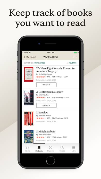 Goodreads: Book Reviews Schermata dell'app #6