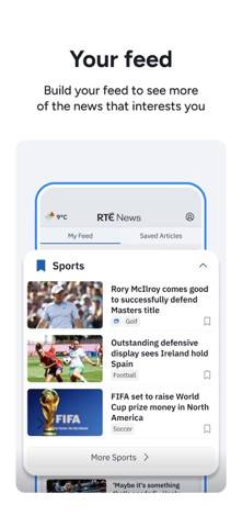 RTÉ News Schermata dell'app