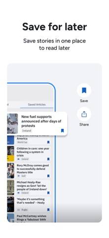 RTÉ News Schermata dell'app