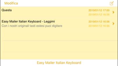 Easy Mailer Italian Keyboard App screenshot #4