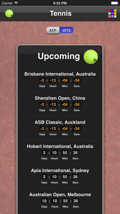 Tennis Matches App screenshot #2