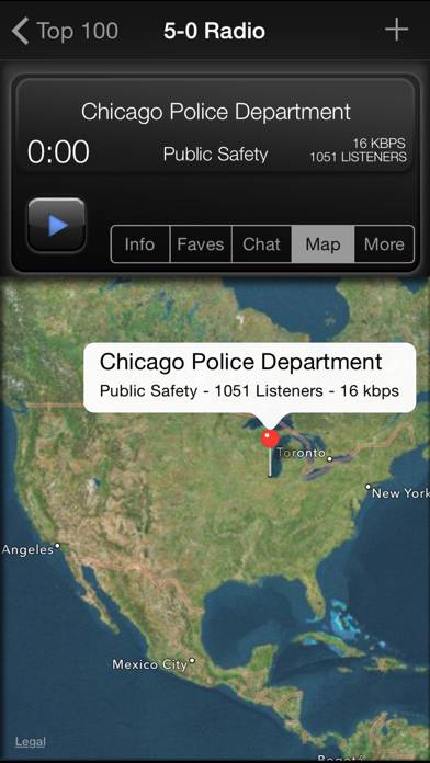 5-0 Radio Police Scanner App screenshot #2