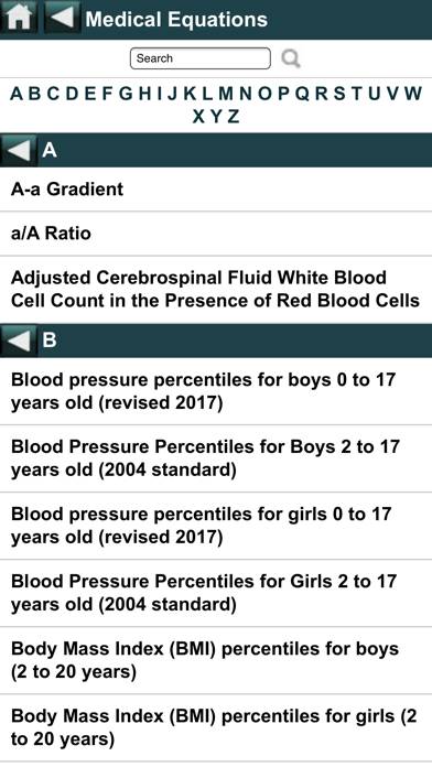 EBMcalc Pediatrics Schermata dell'app