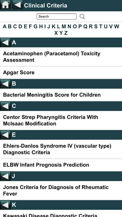 EBMcalc Pediatrics Schermata dell'app