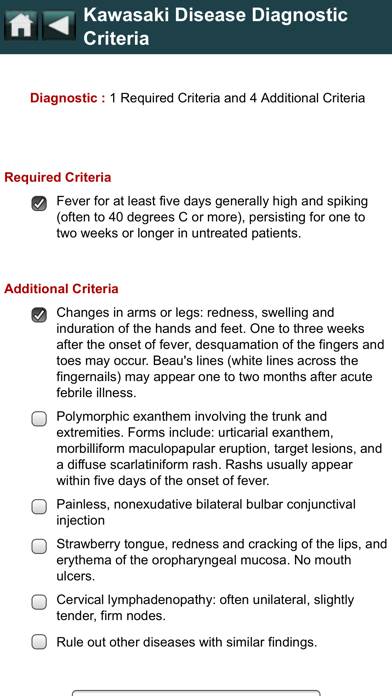 EBMcalc Pediatrics Schermata dell'app