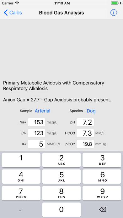 VetPDA Calcs App screenshot #2