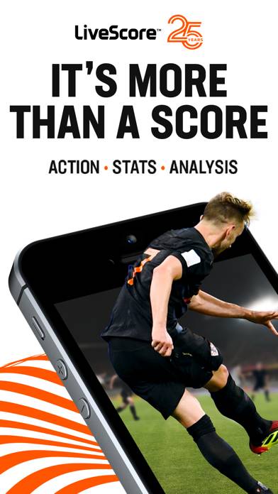 LiveScore: Live Sports Scores Captura de pantalla de la aplicación #1