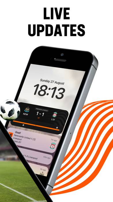 LiveScore: Live Sports Scores App skärmdump #2