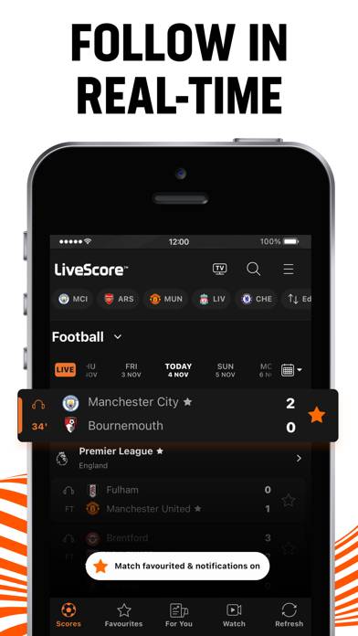 LiveScore: Live Sports Scores Uygulama ekran görüntüsü #6