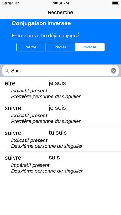 Le Conjugueur App screenshot #5