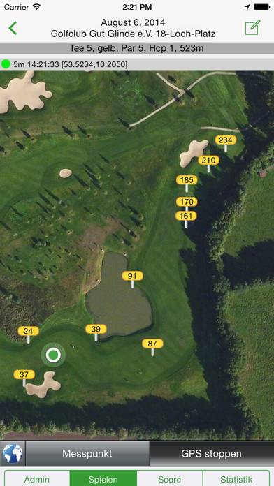 My Golfscore App-Screenshot
