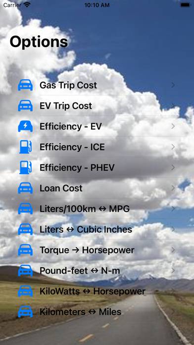 CarFacts App screenshot #1