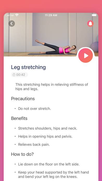 Prenatal Yoga Pro Schermata dell'app #6