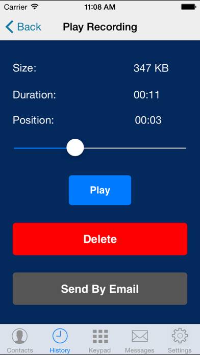 SessionTalk Pro Softphone Schermata dell'app #3