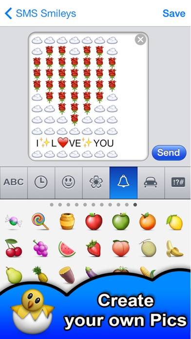 SMS Smileys Emoji Sticker PRO Скриншот приложения #4