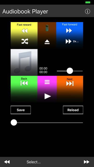 Audiobook Player Bildschirmfoto