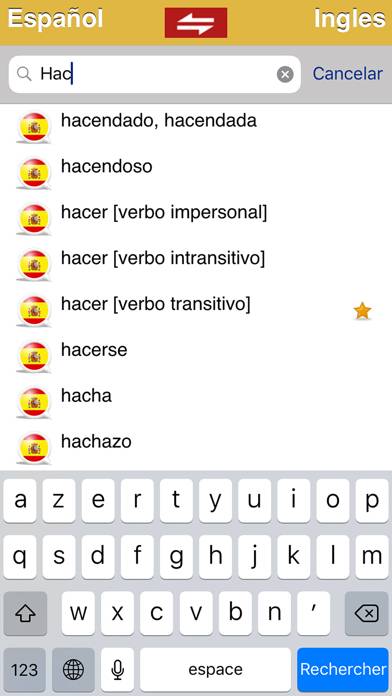 Spanish-English Larousse Captura de pantalla de la aplicación #4