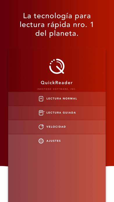 QuickReader Español Captura de pantalla de la aplicación #1