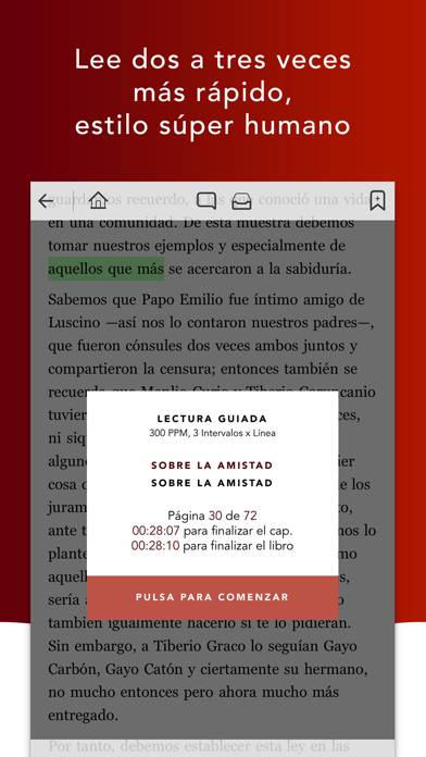 QuickReader Español Captura de pantalla de la aplicación #2