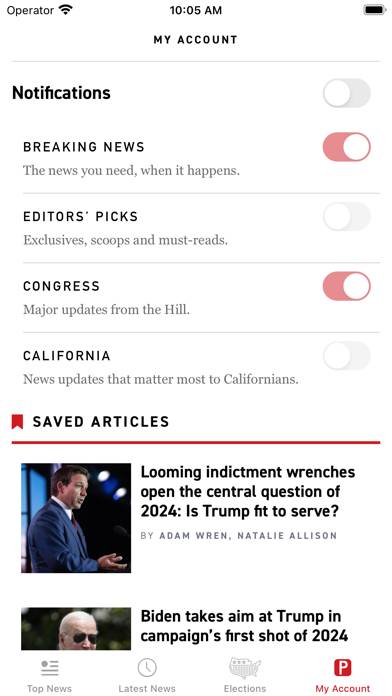 Politico App screenshot #5