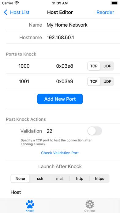 PortKnock App skärmdump #2