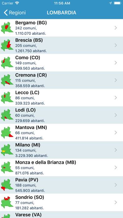 Comuni d'Italia Schermata dell'app #2