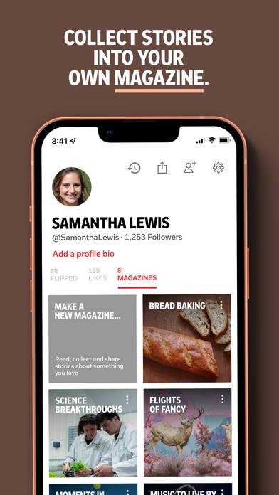 Flipboard: The Social Magazine Captura de pantalla de la aplicación #4