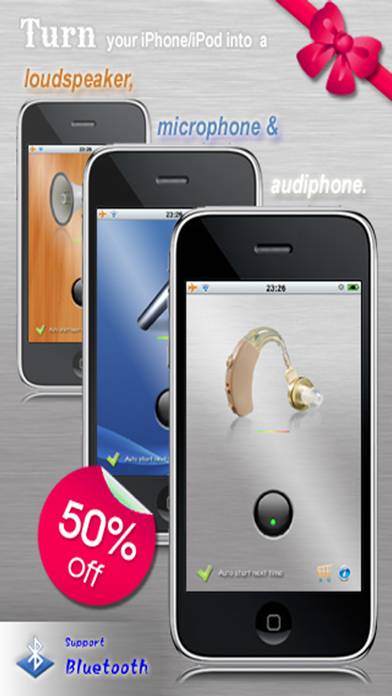 Audiphone, Mic & Loudspeaker App skärmdump #1