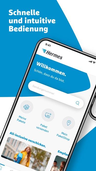 Hermes Paket App-Screenshot #1