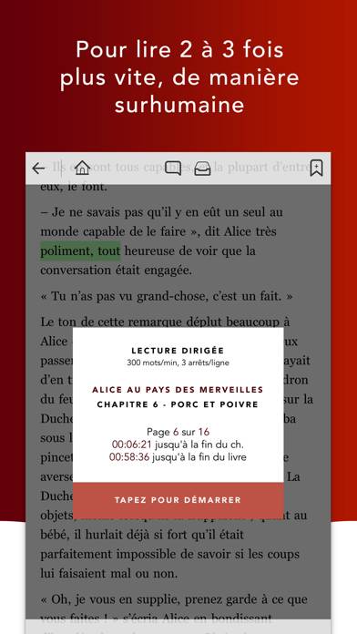 QuickReader Français Capture d'écran de l'application #2